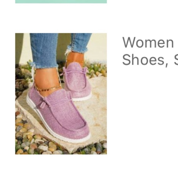 Women’s purple with white slip on sneaker loafers lightweight Size 7 - Picture 2 of 5
